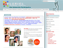 Tablet Screenshot of pluriel-formation-recherche.fr